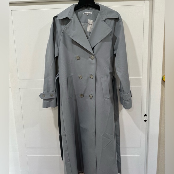 SOLD ON EBAY DO NOT BUY Reformation Holland Trench in Light Blue - Picture 6 of 8